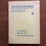 1937  Comité van Waakzaamheid. Religie en nationaalsocia-, Verzamelen, Nederland, Boek of Tijdschrift, Verzenden