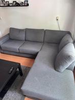 Grijze hoekbank, Huis en Inrichting, Banken | Bankstellen, Ophalen, 250 tot 300 cm, Gebruikt, Hoekbank