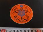 sticker Budel Handboog vereniging De Grensjagers  1976, Verzamelen, Ophalen, Zo goed als nieuw