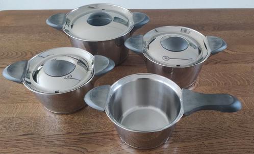 Pannenset geschikt voor inductie kookplaat, Huis en Inrichting, Keuken | Potten en Pannen, Ophalen of Verzenden