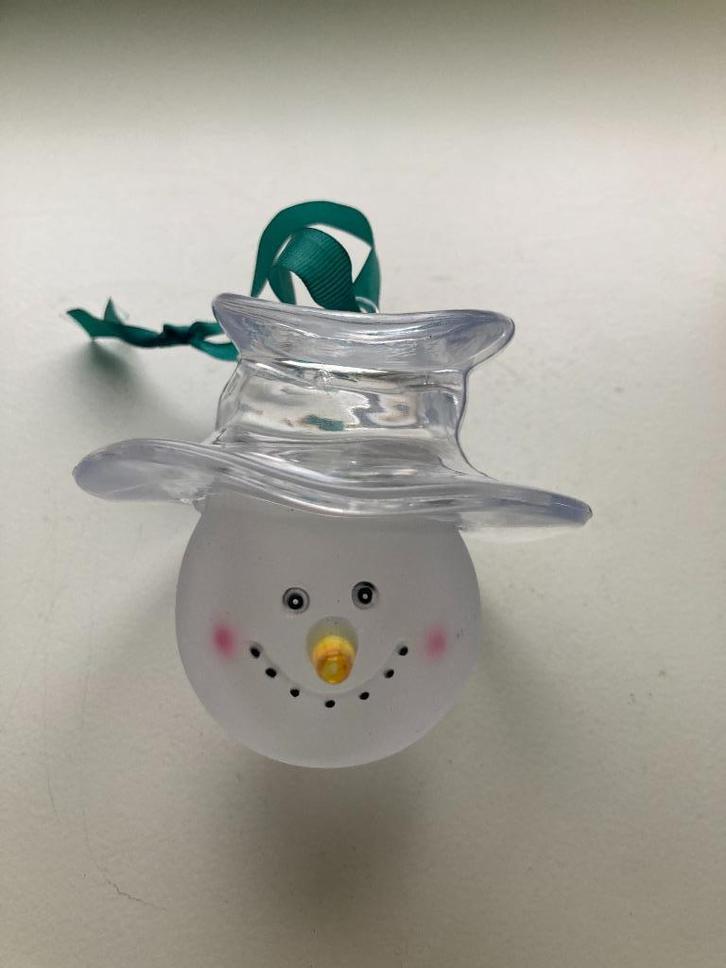 Kerstboomhanger Sneeuwpop, Diversen, Kerst, Zo goed als nieuw, Ophalen of Verzenden