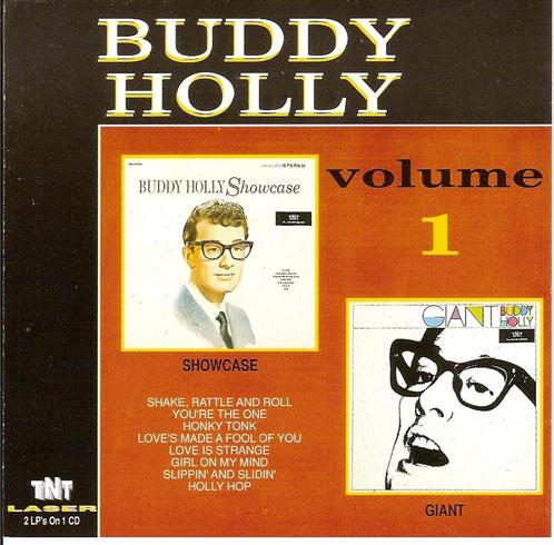 Buddy Holly - Showcase/Giant - TNT Laser-1 CD 57450/57504/1, Cd's en Dvd's, Cd's | Pop, Zo goed als nieuw, Voor 1960, Ophalen of Verzenden