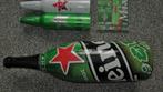 Heineken Millennium bierfles + cd + 4 aluminium flesjes., Verzamelen, Ophalen of Verzenden, Zo goed als nieuw, Flesje(s), Heineken
