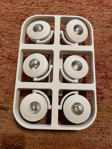 3x Plafondlamp Fantasia Galaxy Plafonier 6X5W Led 3000K Wit beschikbaar voor biedingen