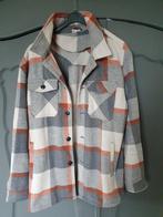 Checker ruit jasje overhemd grijs xl 40 42, Grijs, Ophalen