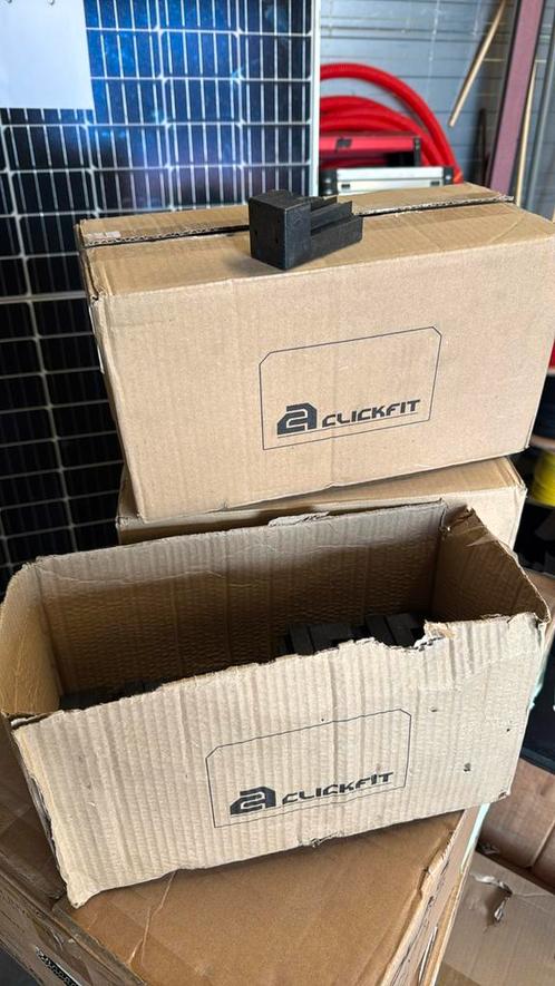 Esdec clickfit (oude variant) eindkappen/beugels, Doe-het-zelf en Verbouw, IJzerwaren en Bevestigingsmiddelen, Nieuw, Ophalen of Verzenden