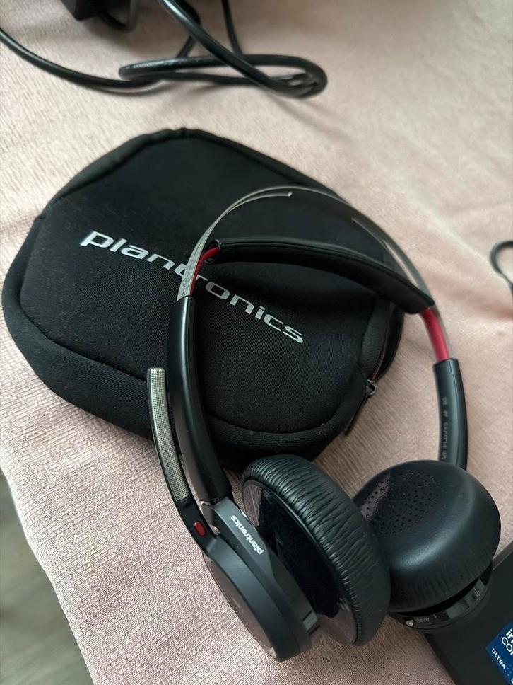Plantronics Headset met Microfoon - Zo goed als nieuw, Computers en Software, Headsets, Nieuw, On-ear, Draadloos, Mute-functie