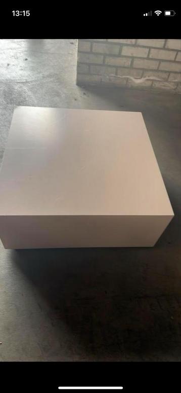 Salontafel Lara - Grijs - 70x70x30 cm beschikbaar voor biedingen