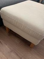 IKEA Karlstad Voetenbank Crème, Ophalen, Gebruikt, 75 tot 100 cm, Rechthoekig