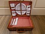 Vintage Villeroy & Boch Picknick Koffer Compleet, Hobby en Vrije tijd, Picknickmanden, Ophalen, Gebruikt