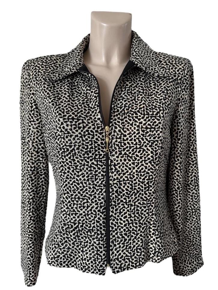 Joseph Ribkoff vest M, Kleding | Dames, Truien en Vesten, Zo goed als nieuw, Maat 38/40 (M), Zwart, Ophalen of Verzenden