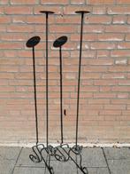 2 lange kaarsen kandelaars, Antiek en Kunst, Ophalen, Overige materialen