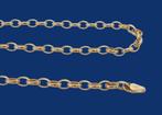 Lange 14 karaat Gouden Ketting in Jasseronschakel, Sieraden, Tassen en Uiterlijk, Kettingen, Nieuw, Ophalen of Verzenden, Goud