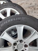 Lichtmetalen velgen met Michelin winterbanden 205/60 R16, Auto-onderdelen, Banden en Velgen, Ophalen, Gebruikt, 16 inch, Banden en Velgen