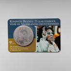 De Jubileum munt 25 jaar Koningin Beatrix 2005. Zilver €10,-, Postzegels en Munten, Munten | Nederland, Ophalen, Koningin Beatrix