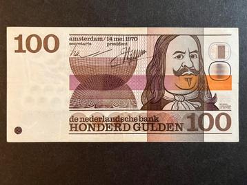 100 Gulden Michiel de Ruyter 1970 🇳🇱 beschikbaar voor biedingen