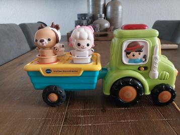 Boerderijwagen met dierengeluiden  beschikbaar voor biedingen