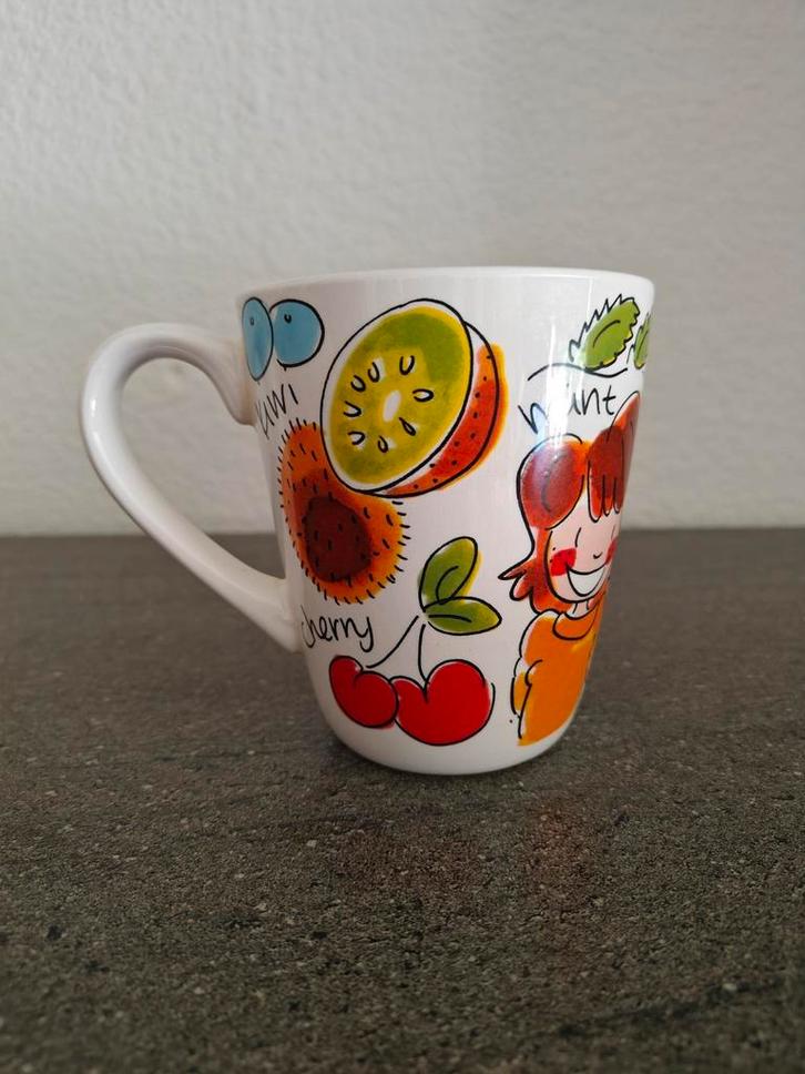 Blond Amsterdam Grote Beker 350ML Veggies, Huis en Inrichting, Keuken | Servies, Nieuw, Kop(pen) en/of Schotel(s), Blond Amsterdam