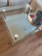 Glazen salontafel., Huis en Inrichting, Ophalen, Zo goed als nieuw