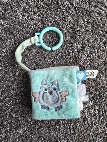 Tiamo buggyboekje velours wit mint groen grijs Uil beschikbaar voor biedingen