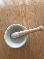 Vijzel met schaaltje, Huis en Inrichting, Ophalen of Verzenden, Zo goed als nieuw, 25 tot 50 cm, Minder dan 100 cm