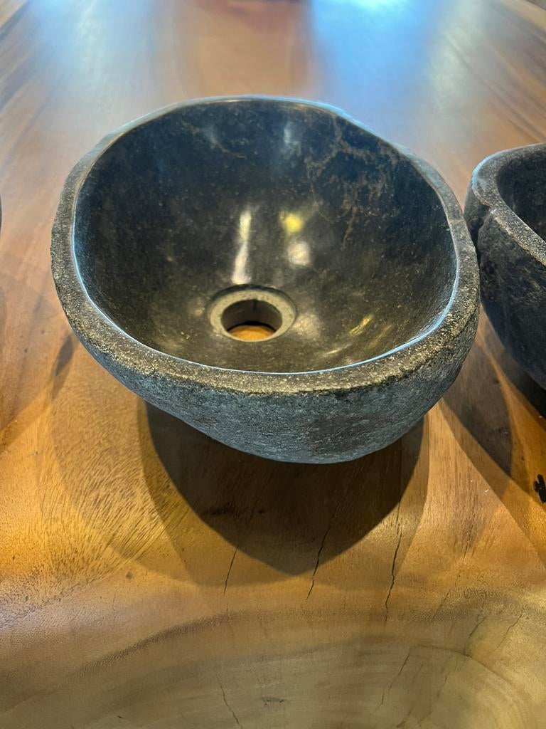 RIVIERSTEEN MINI TOILET FONTEIN FONTEINTJES KOMMETJES, Doe-het-zelf en Verbouw, Sanitair, Ophalen of Verzenden, Nieuw, Steen, Wastafel