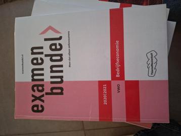 Examenbundel bedrijfseconomie 2020/2021 beschikbaar voor biedingen