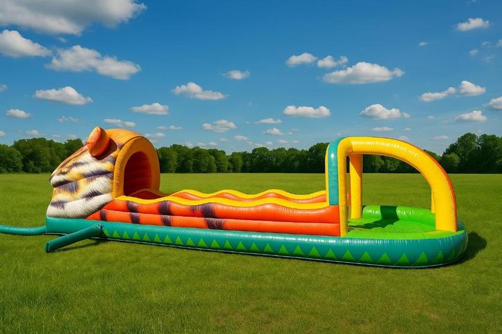 buikschuifbaan zeepbaan glijbaan buikglijbaan te huur huren, Hobby en Vrije tijd, Feestartikelen | Verhuur, Nieuw, Overige, Verzenden