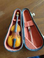 Miniatuur Viool in koffer (K7), Muziek en Instrumenten, Strijkinstrumenten | Overige, Ophalen of Verzenden