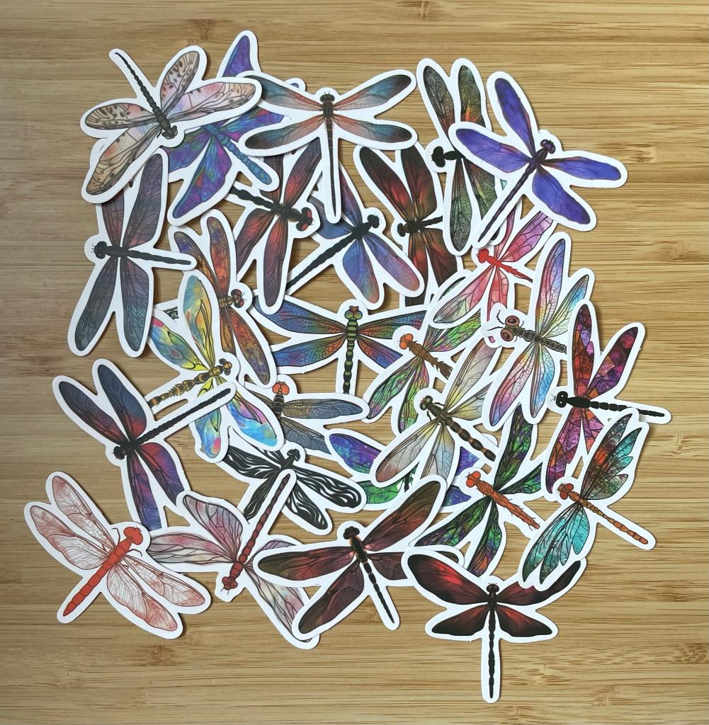 Libellen stickers, Verzenden, Nieuw, Meerdere stickers