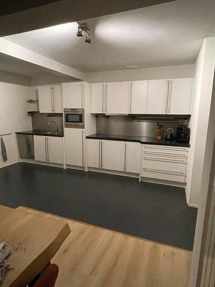 Nette degelijke keuken, Huis en Inrichting, Keuken | Complete keukens, Gebruikt, Enkelwandige keuken, Wit, Graniet of Steen, Ophalen