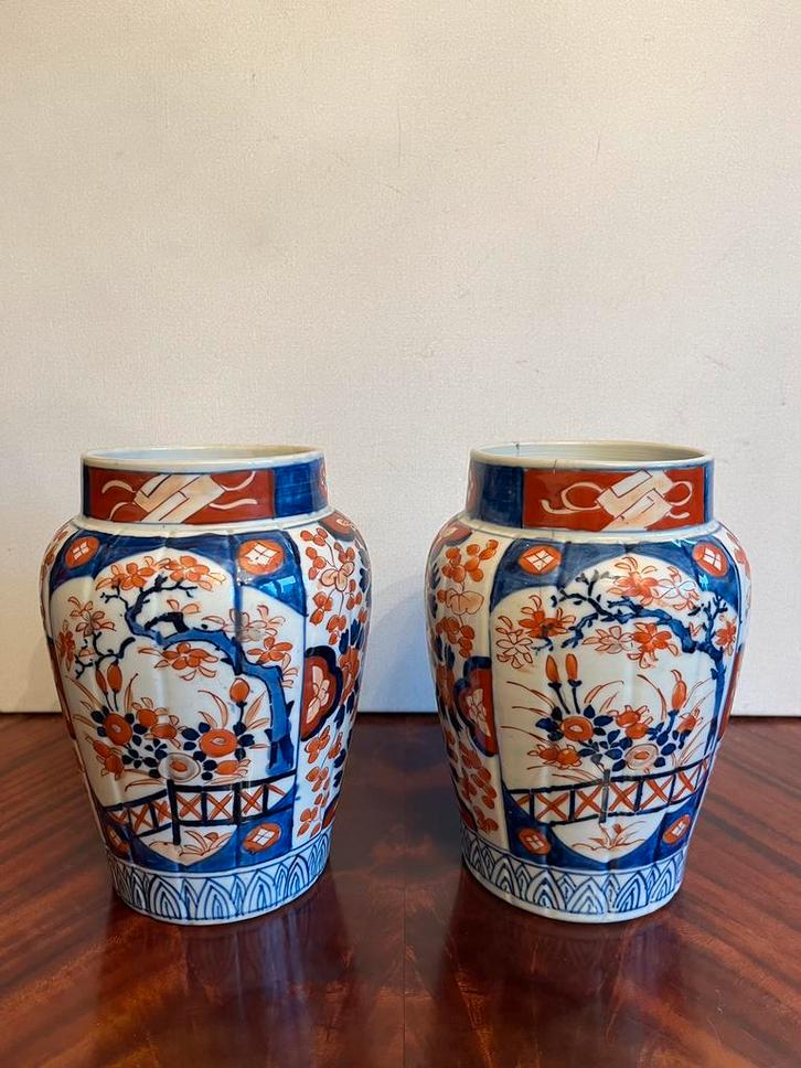 Japanse Imari porseleinen vazen, Antiek en Kunst, Antiek | Vazen, Ophalen of Verzenden