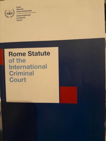 Rome Statute Of the International Criminal Court U.N beschikbaar voor biedingen