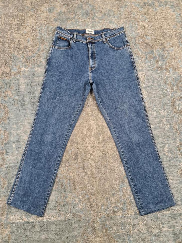 Wrangler TEXAS W33 L30 Straight STRETCH Bronno3330 Blauw, Kleding | Heren, Spijkerbroeken en Jeans, Zo goed als nieuw, W33 - W34 (confectie 48/50)