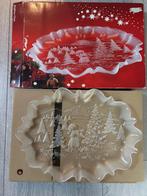 Walther Glas Weihnachtsteller Kristall Schaal - 44cm, Schaal, Ophalen of Verzenden, Ovaal, Glas