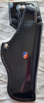 Rijkswacht holster & daspeld Belgische Rijkswacht jaren '70, Ophalen of Verzenden