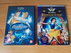 DVD Disney's Assepoester en Sneeuwitje, Gebruikt, Tekenfilm, Amerikaans, Ophalen of Verzenden