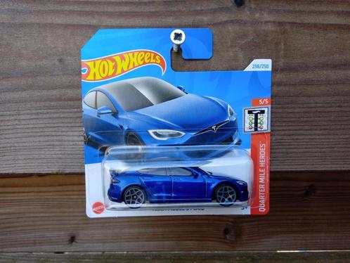 Tesla Model S Plaid Hotwheels, Hobby en Vrije tijd, Modelauto's | Overige schalen, Nieuw, Auto, Ophalen