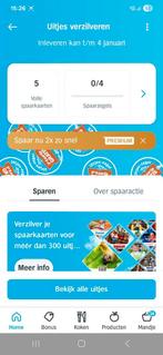 5 volle kaarten 2e uitje gratis AH spaaractie, Tickets en Kaartjes, Kortingskaart