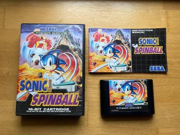 Sonic spinball sega mega drive beschikbaar voor biedingen