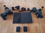 PS2 slim compleet met 4 spellen, Spelcomputers en Games, Spelcomputers | Sony PlayStation 2, Met 2 controllers, Ophalen of Verzenden