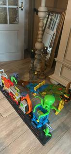 Hot Wheels Baan & Car Wash - Monstertruck Fun!, Ophalen, Hot Wheels, Handmatig, Racebaan
