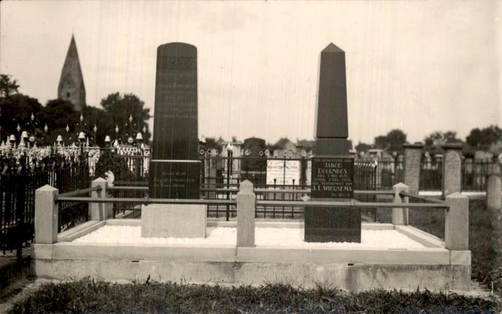 Schildwolde - Begraafplaats - Grafmonumenten Doornbos, Verzamelen, Ansichtkaarten | Nederland, Gelopen, Groningen, Voor 1920, Ophalen of Verzenden
