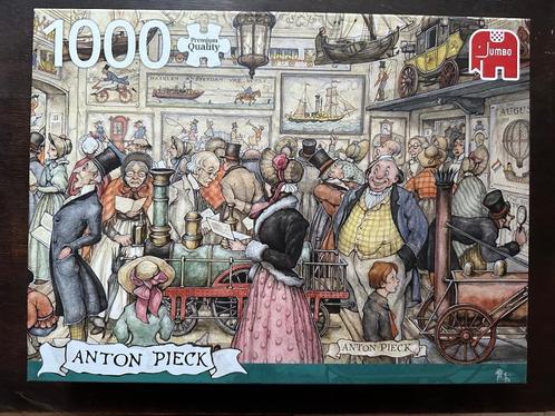 Anton Pieck puzzel De Tentoonstelling, Hobby en Vrije tijd, Denksport en Puzzels, Zo goed als nieuw, Legpuzzel, 500 t/m 1500 stukjes