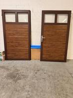 Openslaande garagedeur Br. 2345 x H. 2145, Doe-het-zelf en Verbouw, Deuren en Horren, Garagedeur, Ophalen of Verzenden, Zo goed als nieuw