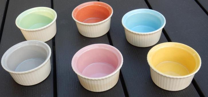 Villeroy en Boch Luxemburg 6 ovenschaaltjes  nr 3 pastel, Huis en Inrichting, Keuken | Servies, Overige typen, Overige stijlen