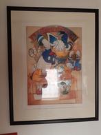 Te koop mooie litho van Donald Duck, Antiek en Kunst, Kunst | Litho's en Zeefdrukken, Ophalen
