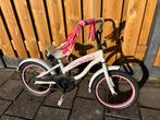 16 inch Popal meisjes fiets cruiser met stuurslierten, Ophalen of Verzenden, Zo goed als nieuw, 16 tot 20 inch