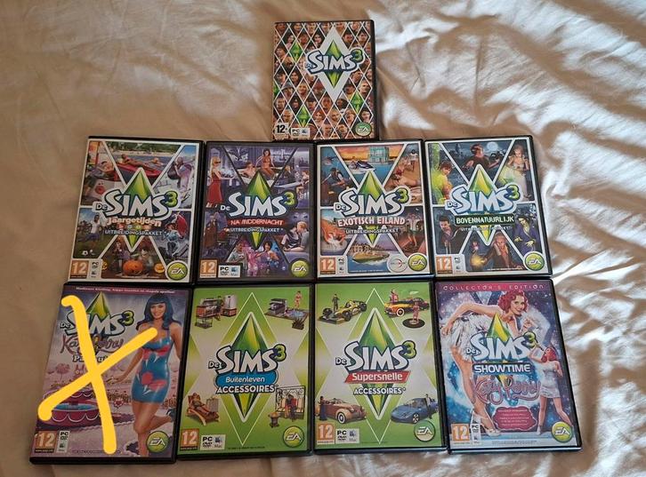 De Sims 3 + Uitbreidingen en Accessoires, Spelcomputers en Games, Games | Pc, Gebruikt, Simulatie, Vanaf 12 jaar, Ophalen of Verzenden