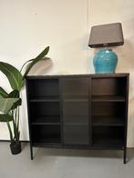 Metalen kast - Zwarte kast - Kast metaal zwart, Ophalen, 100 tot 150 cm, 100 tot 150 cm, Nieuw